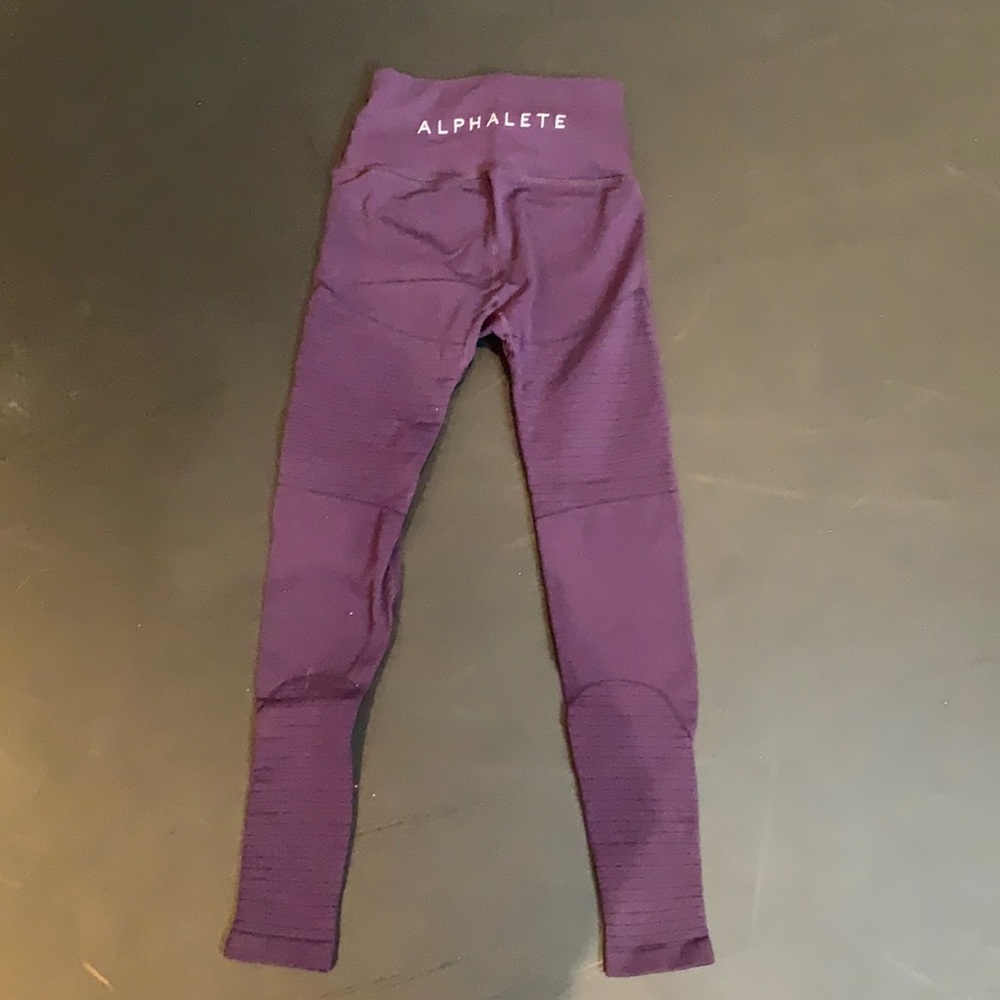 Alphalate leggings (plum)